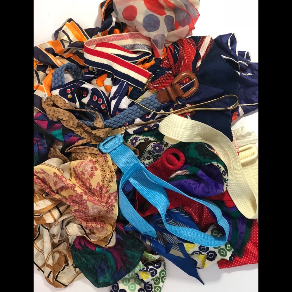 New listings scarves & belts coming soon!